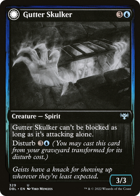 Magic: The Gathering - Gutter Skulker // Gutter Shortcut Foil - Innistrad: Double Feature