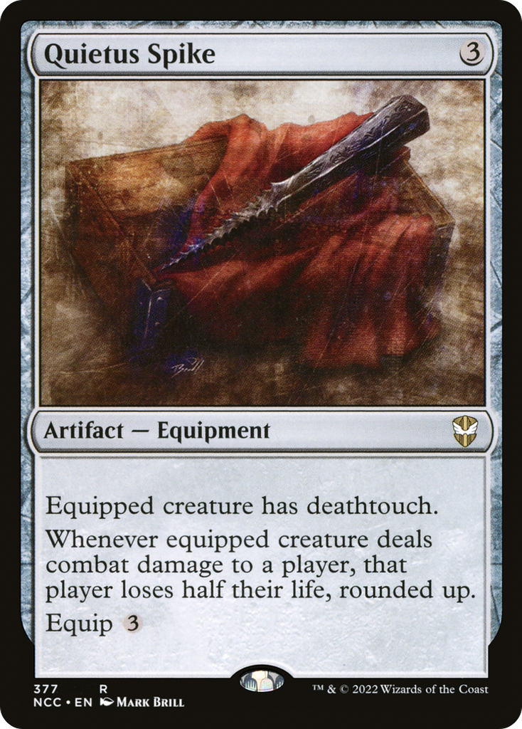 Magic: The Gathering - Quietus Spike - New Capenna Commander
