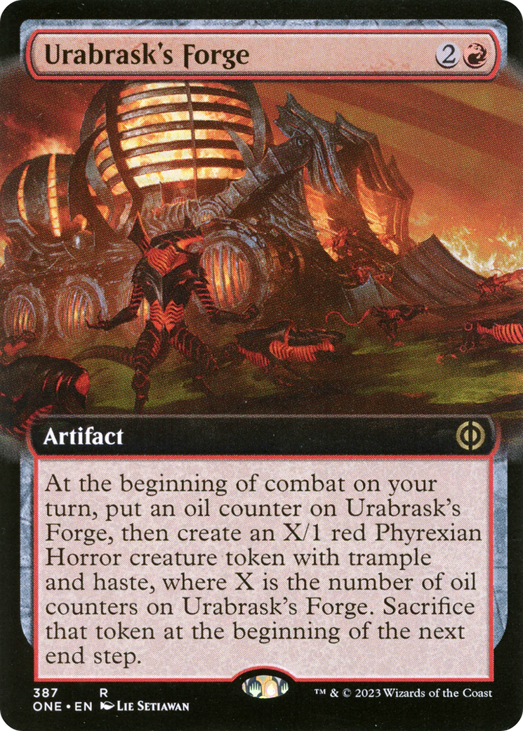 Magic: The Gathering - Urabrask's Forge Foil - Phyrexia: All Will Be One