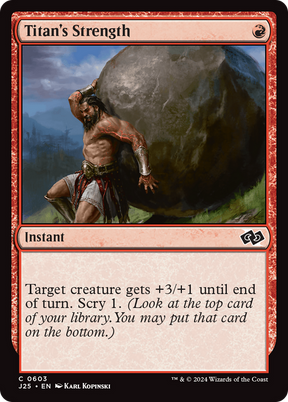 Magic: The Gathering - Titan's Strength - Foundations Jumpstart