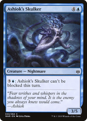 Magic: The Gathering - Ashiok's Skulker Foil - War of the Spark
