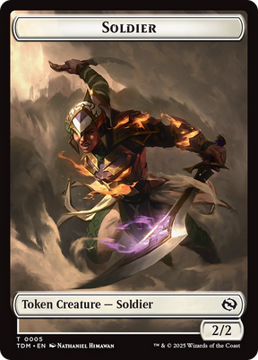 Magic: The Gathering - Soldier Token - Tarkir: Dragonstorm Tokens