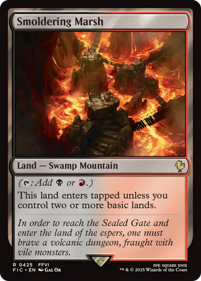 Magic: The Gathering - Smoldering Marsh - Final Fantasy Commander
