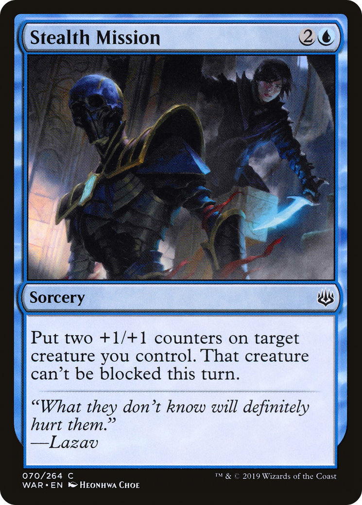 Magic: The Gathering - Stealth Mission Foil - War of the Spark