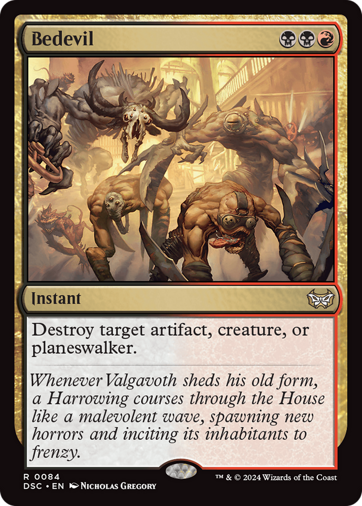 Magic: The Gathering - Bedevil - Duskmourn: House of Horror Commander