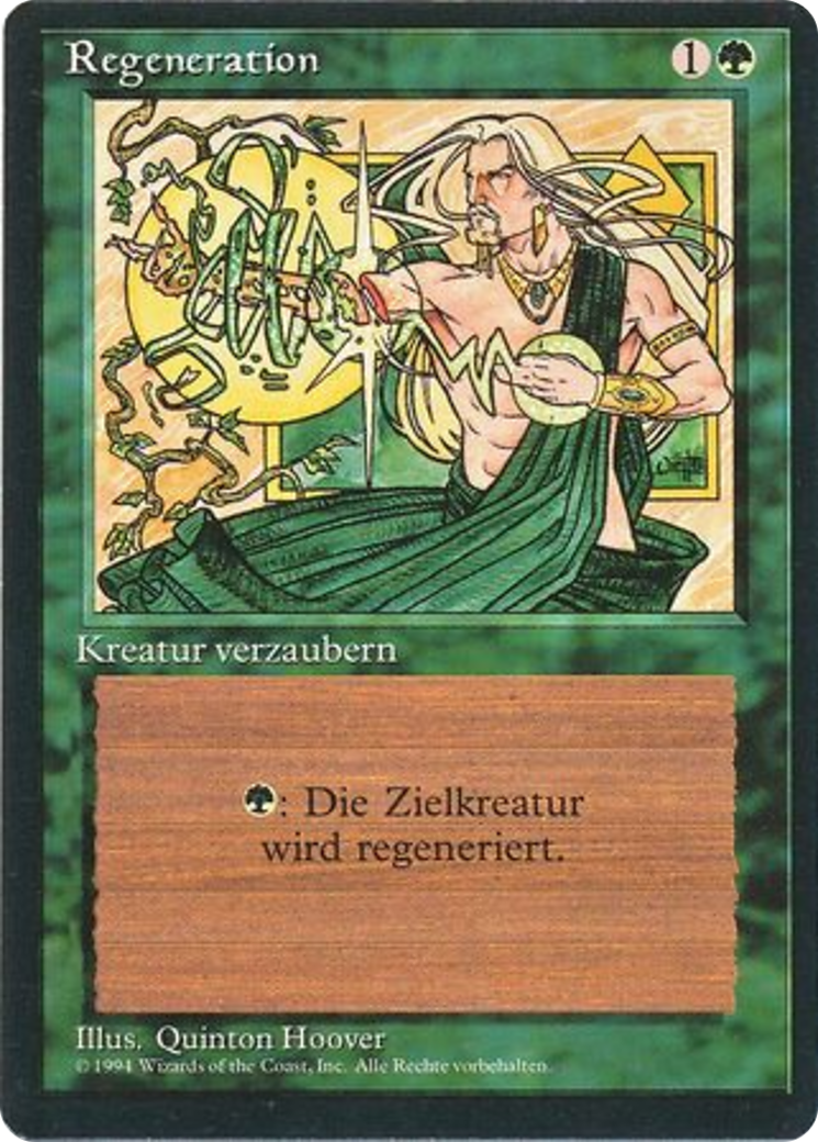 Magic: The Gathering - Regeneration - Foreign Black Border
