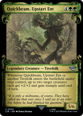 Magic: The Gathering - Quickbeam, Upstart Ent - The Lord of the Rings: Tales of Middle-earth