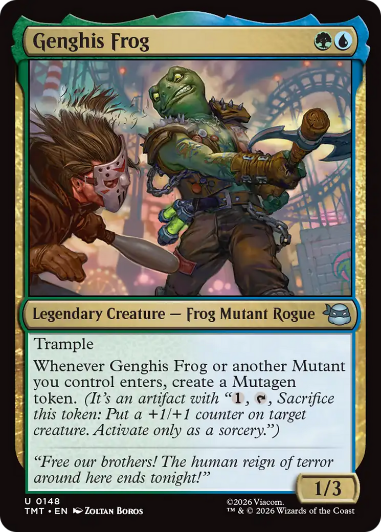 Magic: The Gathering - Genghis Frog - Teenage Mutant Ninja Turtles
