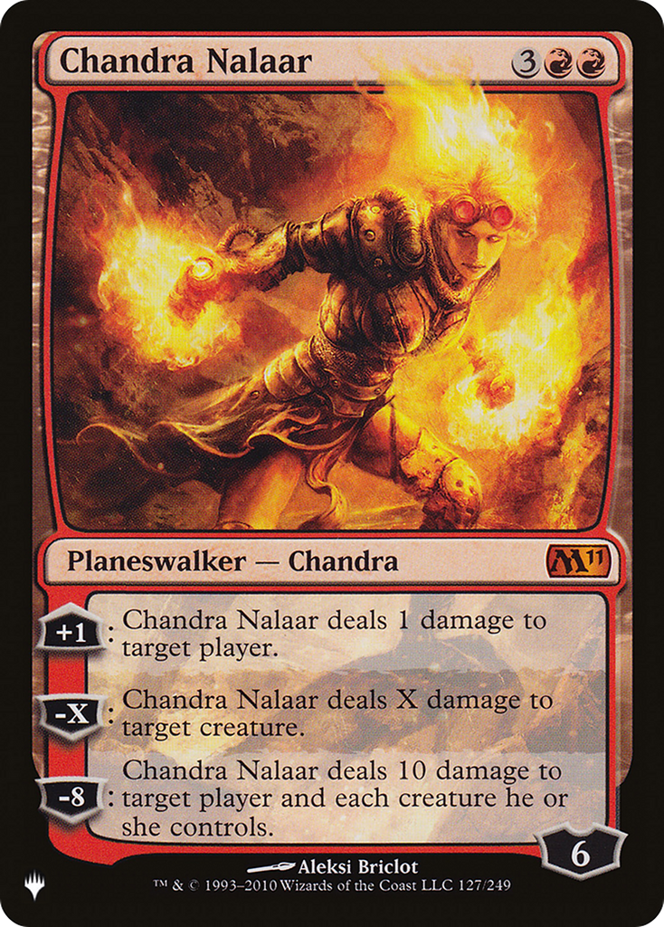 Magic: The Gathering - Chandra Nalaar - The List