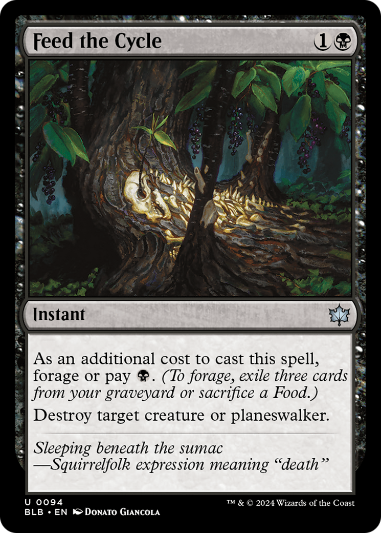Magic: The Gathering - Feed the Cycle Foil - Bloomburrow
