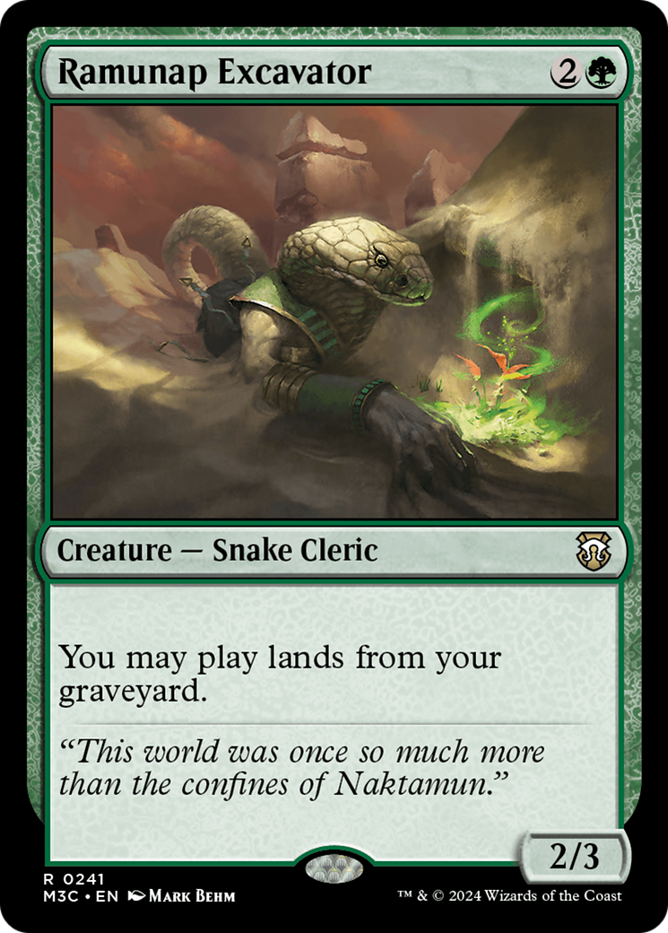 Magic: The Gathering - Ramunap Excavator - Modern Horizons 3 Commander