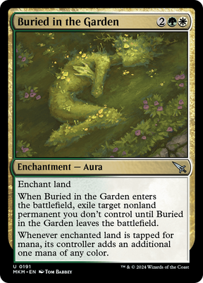 Magic: The Gathering - Buried in the Garden Foil - Murders at Karlov Manor
