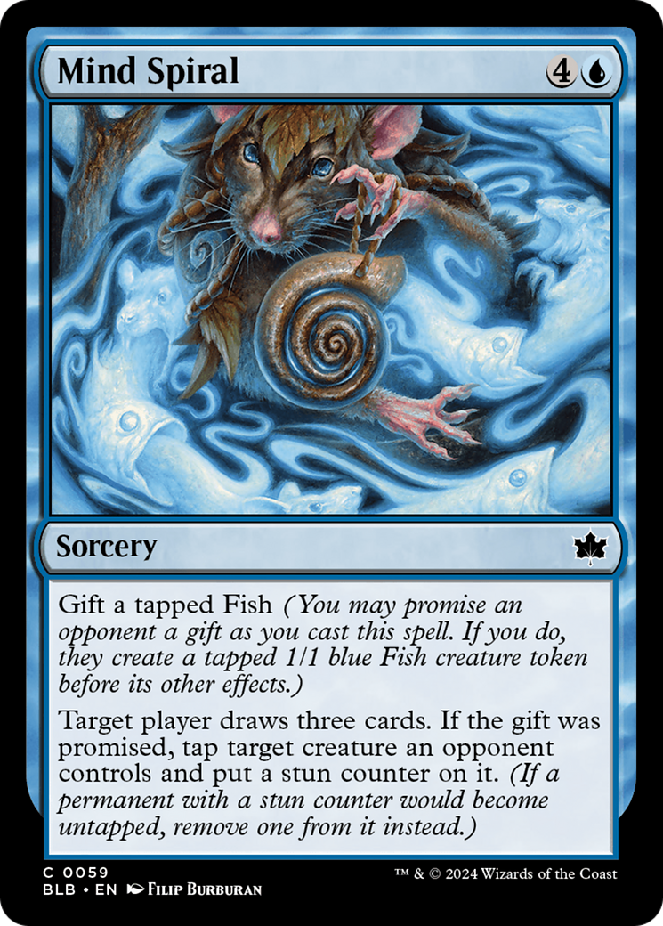 Magic: The Gathering - Mind Spiral Foil - Bloomburrow