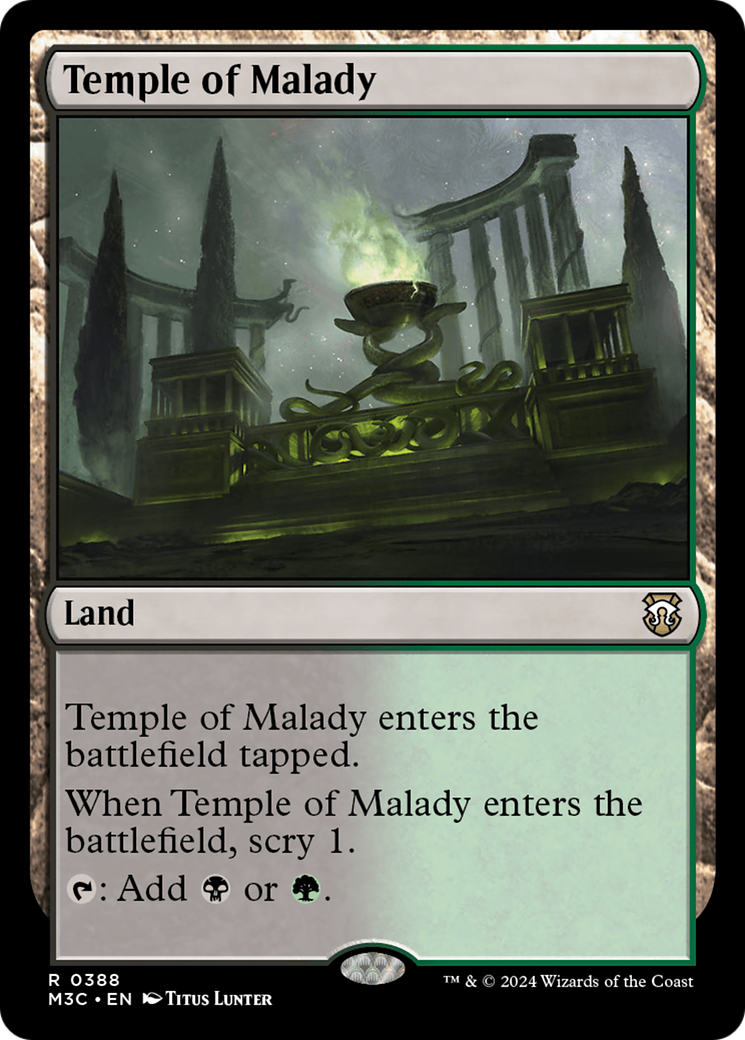Magic: The Gathering - Temple of Malady - Modern Horizons 3 Commander