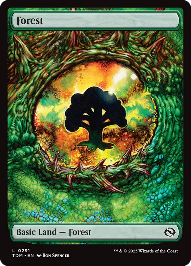 Magic: The Gathering - Forest - Tarkir: Dragonstorm
