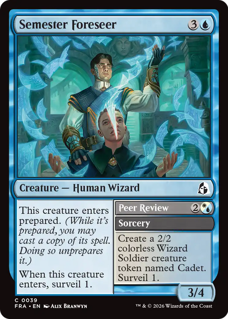 Magic: The Gathering - Semester Foreseer // Peer Review - Reality Fracture