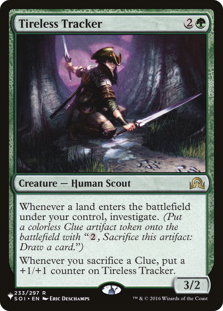 Magic: The Gathering - Tireless Tracker - The List