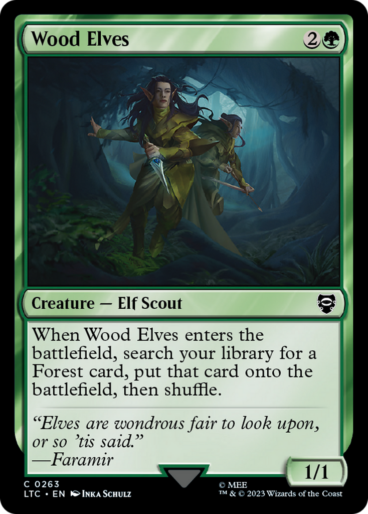 Magic: The Gathering - Wood Elves - Tales of Middle-earth Commander