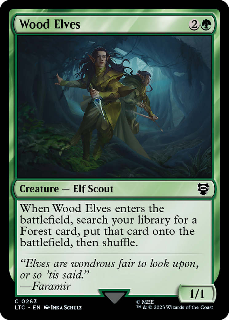 Magic: The Gathering - Wood Elves - Tales of Middle-earth Commander