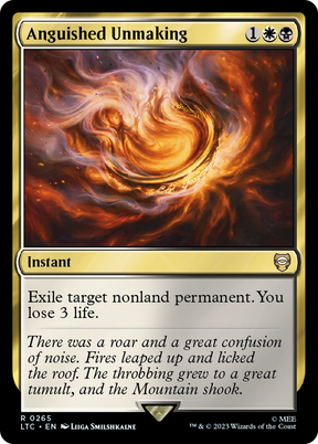 Magic: The Gathering - Anguished Unmaking - Tales of Middle-earth Commander