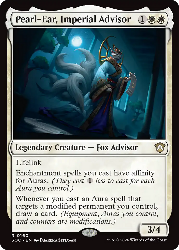 Magic: The Gathering - Pearl-Ear, Imperial Advisor - Secrets of Strixhaven Commander
