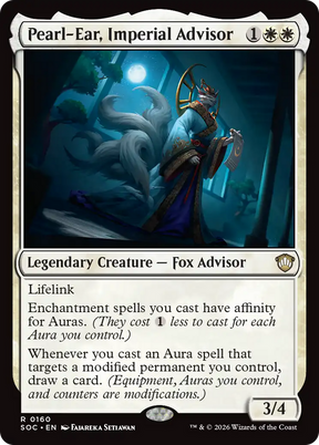 Magic: The Gathering - Pearl-Ear, Imperial Advisor - Secrets of Strixhaven Commander