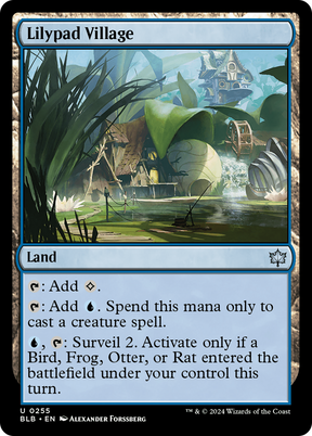 Magic: The Gathering - Lilypad Village - Bloomburrow