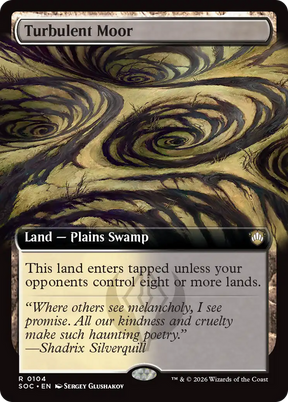 Magic: The Gathering - Turbulent Moor - Secrets of Strixhaven Commander