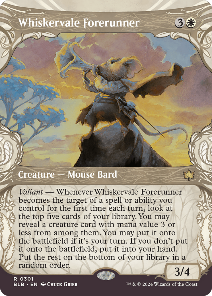Magic: The Gathering - Whiskervale Forerunner Foil - Bloomburrow