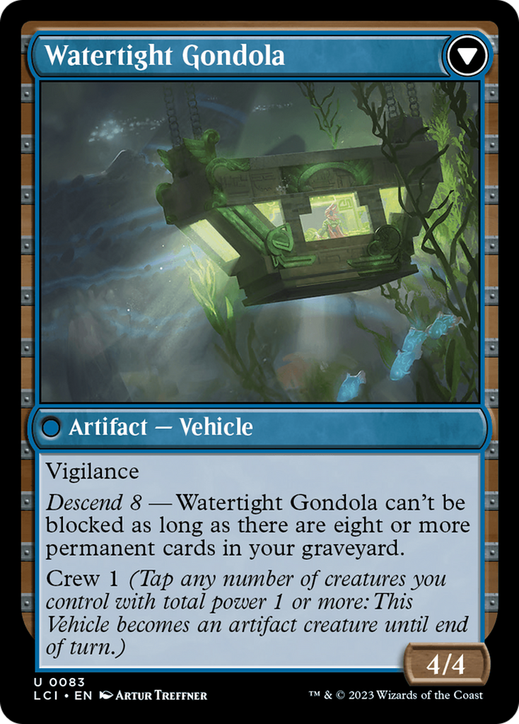 Magic: The Gathering - Waterlogged Hulk // Watertight Gondola Foil - The Lost Caverns of Ixalan