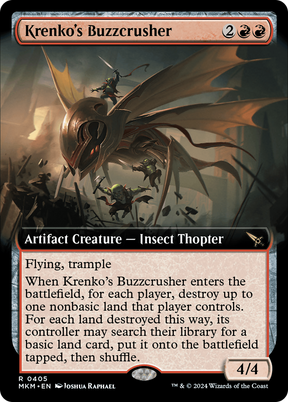 Magic: The Gathering - Krenko's Buzzcrusher Foil - Murders at Karlov Manor