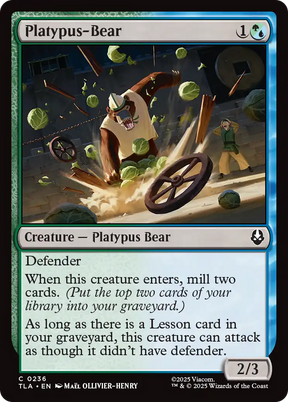 Magic: The Gathering - Platypus-Bear Foil - Avatar: The Last Airbender