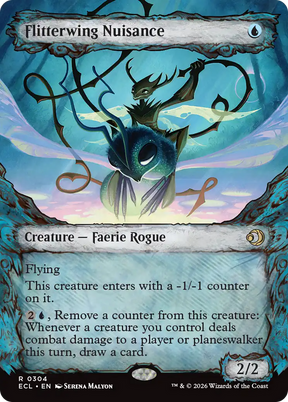 Magic: The Gathering - Flitterwing Nuisance Foil - Lorwyn Eclipsed