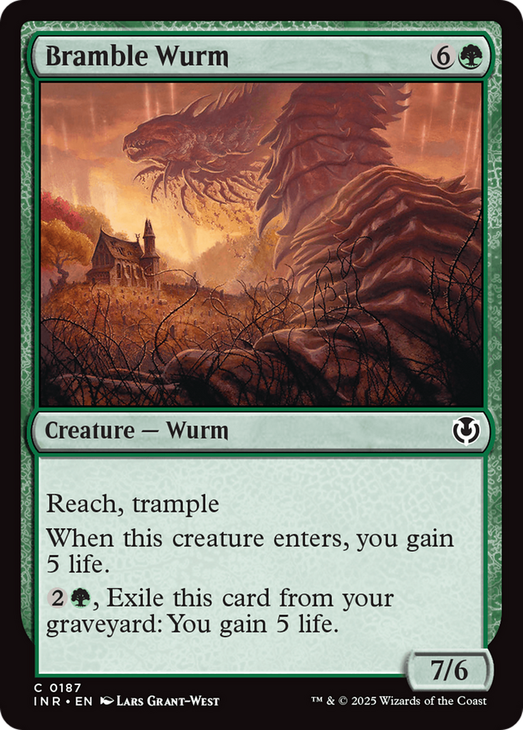 Magic: The Gathering - Bramble Wurm - Innistrad Remastered