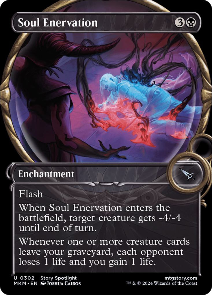 Magic: The Gathering - Soul Enervation Foil - Murders at Karlov Manor