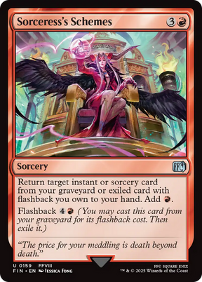 Magic: The Gathering - Sorceress's Schemes Foil - Final Fantasy