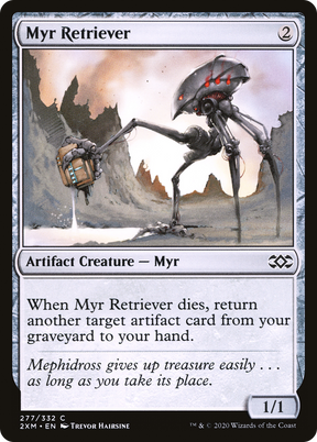 Magic: The Gathering - Myr Retriever Foil - Double Masters
