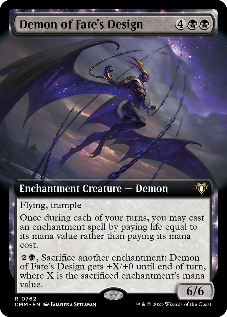 Magic: The Gathering - Demon of Fate's Design Foil - Commander Masters