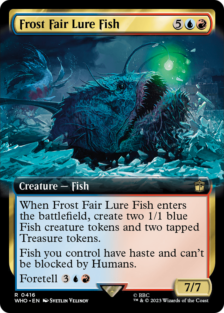 Magic: The Gathering - Frost Fair Lure Fish Foil - Doctor Who