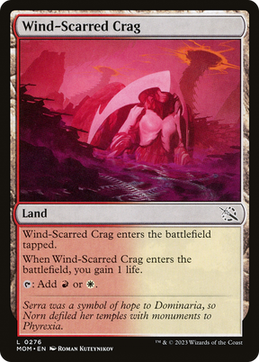 Magic: The Gathering - Wind-Scarred Crag - March of the Machine