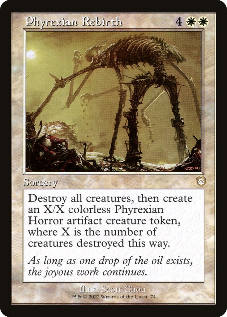 Magic: The Gathering - Phyrexian Rebirth - The Brothers' War Commander