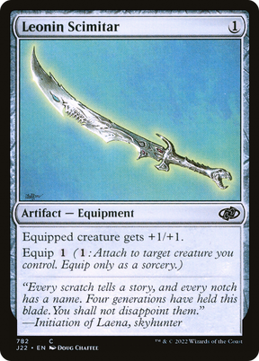 Magic: The Gathering - Leonin Scimitar - Jumpstart 2022