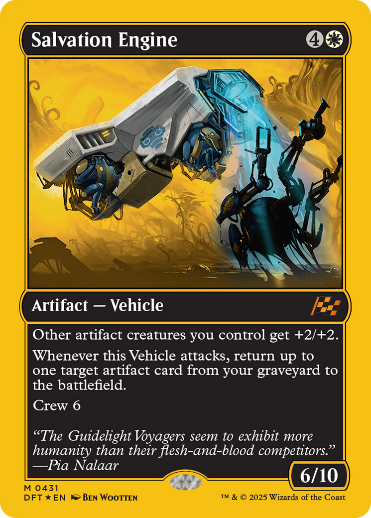 Magic: The Gathering - Salvation Engine Foil - Aetherdrift