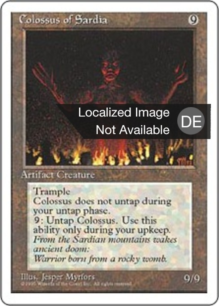 Magic: The Gathering - Der Koloß von Sardia - Fourth Edition