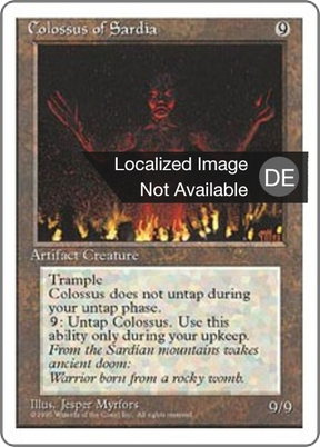 Magic: The Gathering - Der Koloß von Sardia - Fourth Edition
