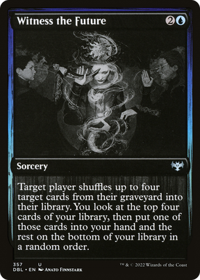 Magic: The Gathering - Witness the Future Foil - Innistrad: Double Feature