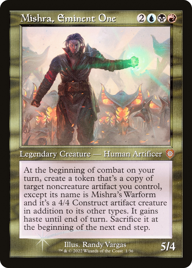Magic: The Gathering - Mishra, Eminent One Foil - The Brothers' War Commander