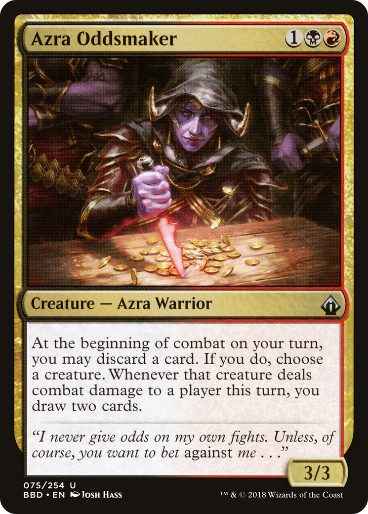 Magic: The Gathering - Azra Oddsmaker Foil - Battlebond