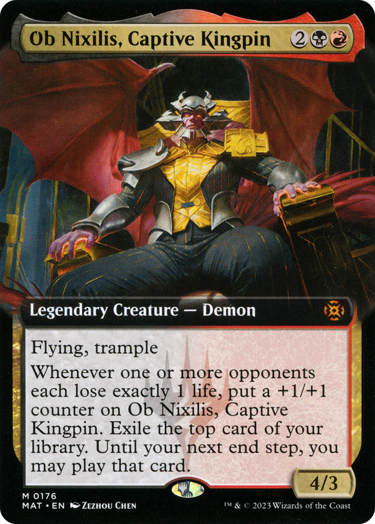 Magic: The Gathering - Ob Nixilis, Captive Kingpin Foil - March of the Machine: The Aftermath
