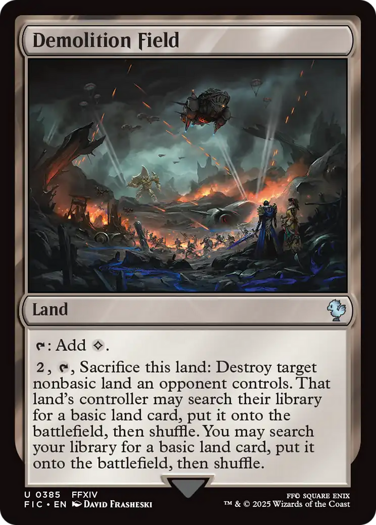 Magic: The Gathering - Demolition Field - Final Fantasy Commander